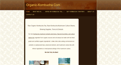 Desktop Screenshot of organic-kombucha.com